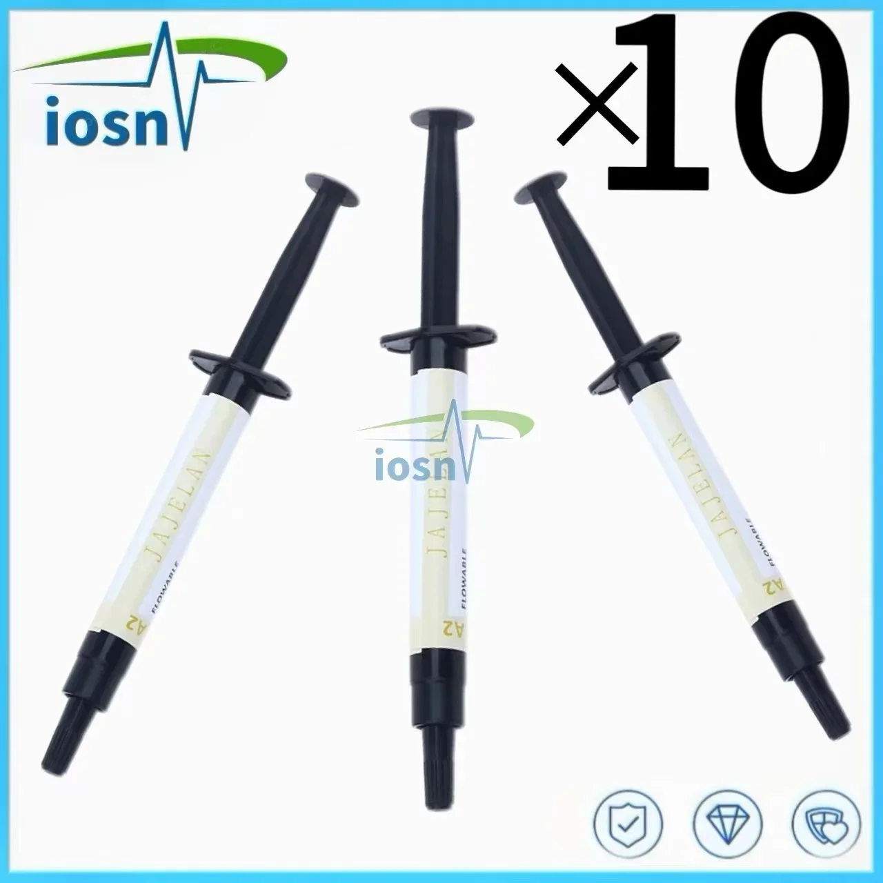 1pcs/5pcs/10pcs Resin komposit gigi lampu mengalir Curing A2 2.5g isi ulang Syringe pengiriman Tips ech Gel perekat ikatan