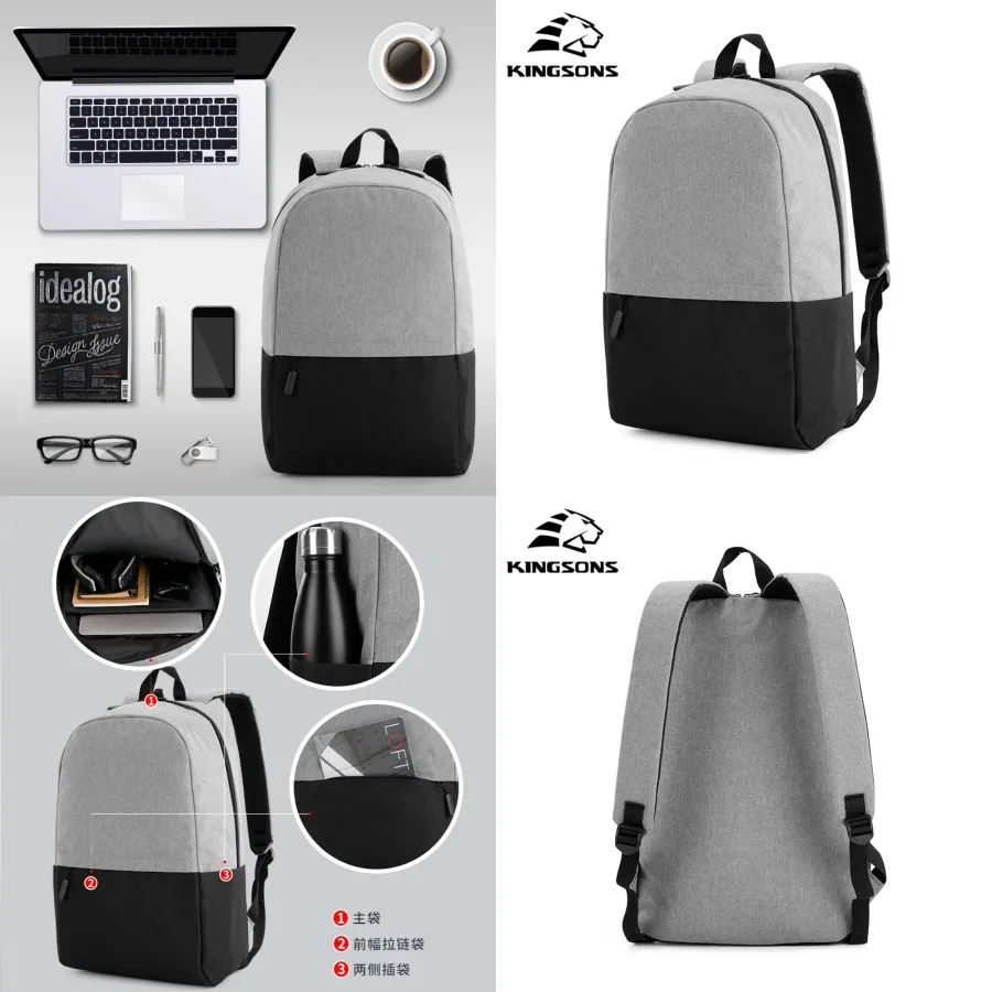

【New style】Business backpack for men and women outdoor water-proof large-capacity schoolbag notebook computer backpack USB char