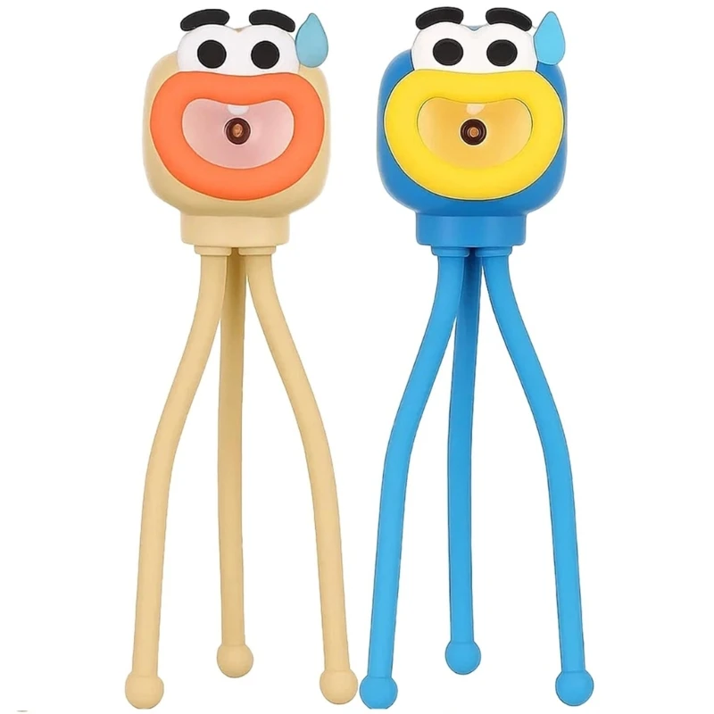 587B USB Desk Lamp Octopuses Design Flexible Portable Soft Night Light for Office Home Study Use