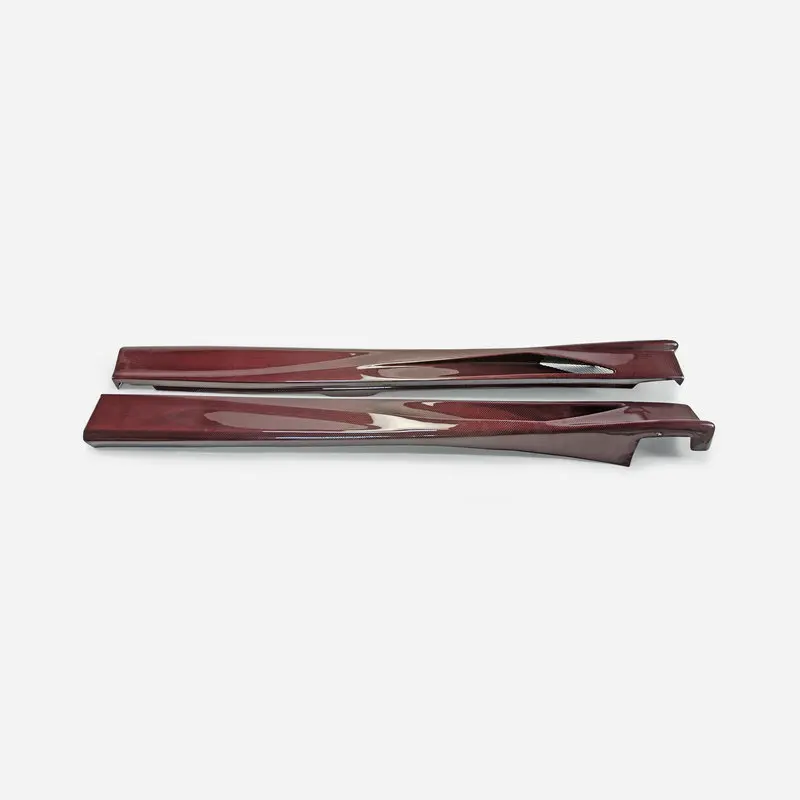 

For Mitsubishi EVO Evolution 8 9 VTX Cyber Evo carbon Side Skirt (red carbon)