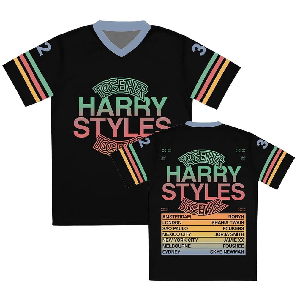 Harry Styles Together Tour Top Men T Shirt Women Tee Boys Girls Top Adults Children Parent Child V Neck Quick Dry Kid Tshirts