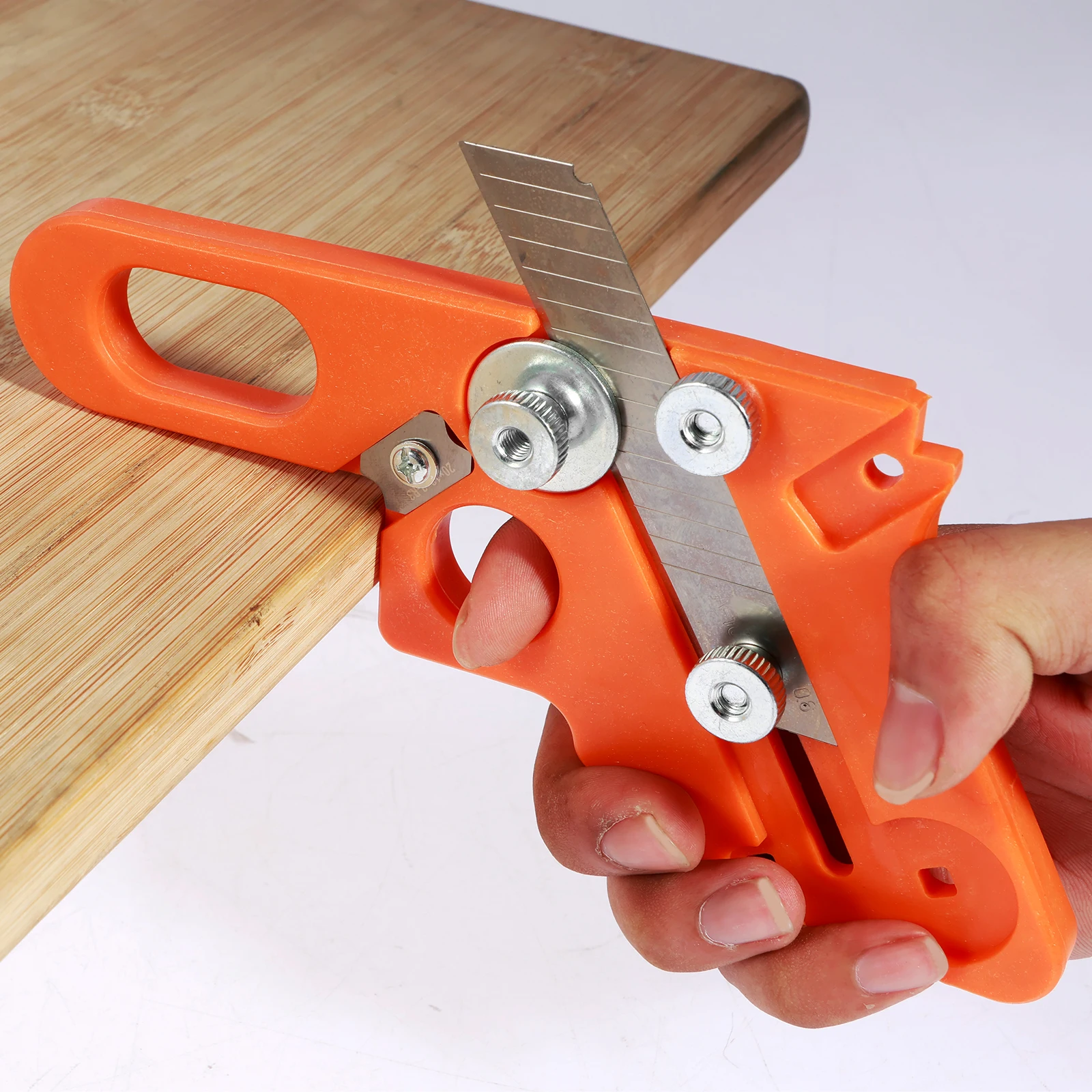 

Ручной триммер для кромкооблицовки, фаскосниматель для шпона, деревообрабатывающий фаскосниматель-фрезер, скребок для снятия фаски и закругления, инструмент для удаления заусенцев