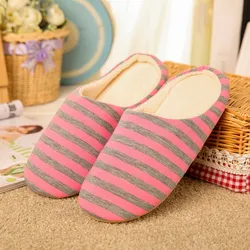 Soft Home Cotton Slippers Women Slippers Winter Indoor Light Comfort Floor Shoes Couple Silence Slides Bedroom House Slippers