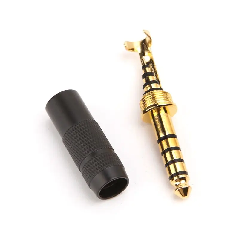 New 4.4mm Jack 5 Poles Male Full Balanced Headphone Earphone Plug Adapter For Sony NW-WM1Z NW-WM1A AMP Player