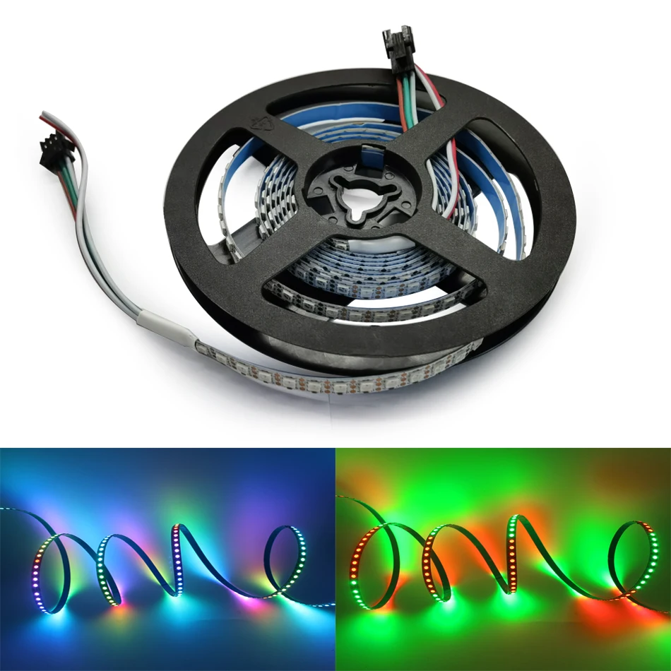 7mm WS2812B Pixel Led Strip light 3535 144leds/m Addressable SK6812 IC MINI Pixel Stripe 5V 1m 2m Smart Pixel Led Tape