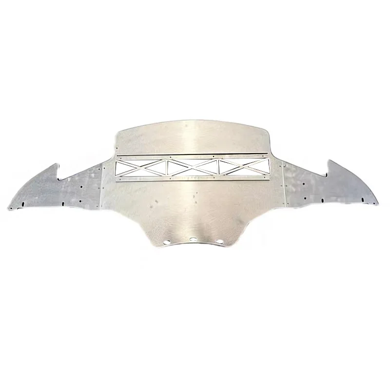 For BMW E90 E92 E93 M3 2008-2013 Engine Oil Cooler Skid Plate Under Tray Lower Guard Shield Panel Aluminum Alloy Black Silver view 5