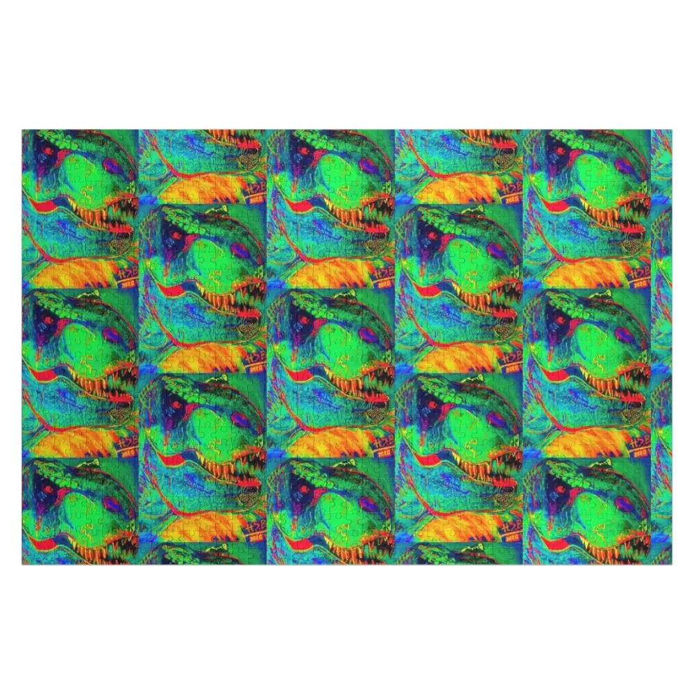 Psychedelic Rex Jigsaw Puzzle Personalised Jigsaw Game Children Novel Toys For Children 2022 Puzzle