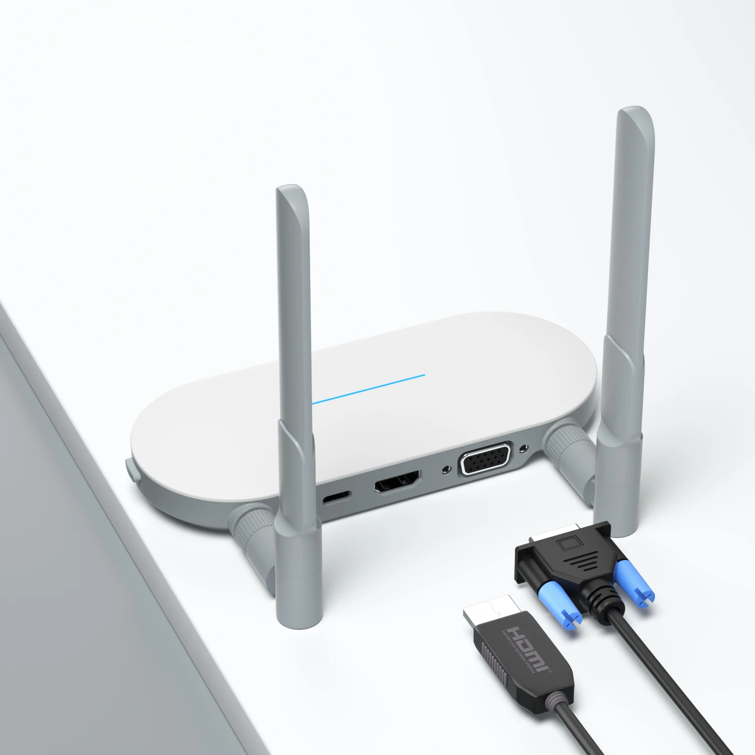 

50 м беспроводной передатчик и приемник видео USB VGA HDMI Extender Display Share для телефона, ноутбука, ПК к ТВ-проектору