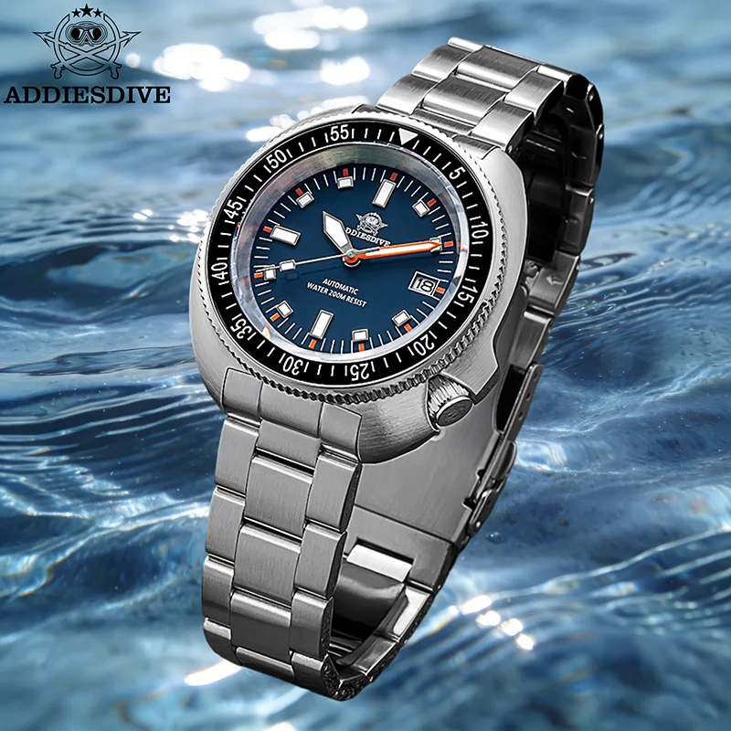 

ADDIESDIVE NH35 Automatic Men's Watch AR Sapphire Luminous Ceramic Bezel Diving Watches 200m Waterproof Outdoor Sports Watches
