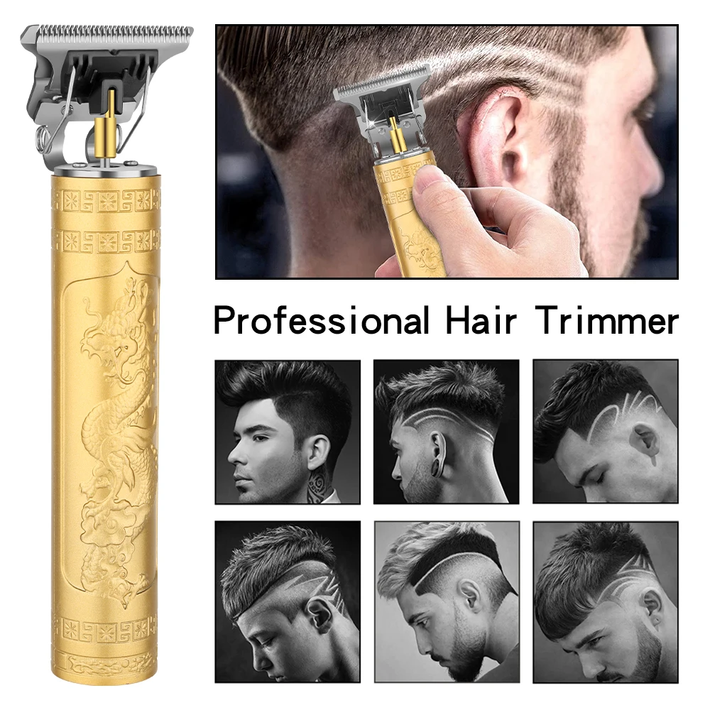 バリカンヘアカットマシン電気バリカンプロフェッショナル USB コードレスバリカンプロフェッショナルひげ男性用