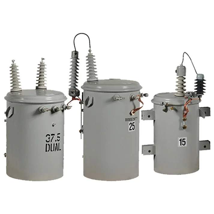 

ONAN 60Hz 23kV 230V / 460V 50kVA Oil Immersed Copper Single Phase Pole Mounted Transformer