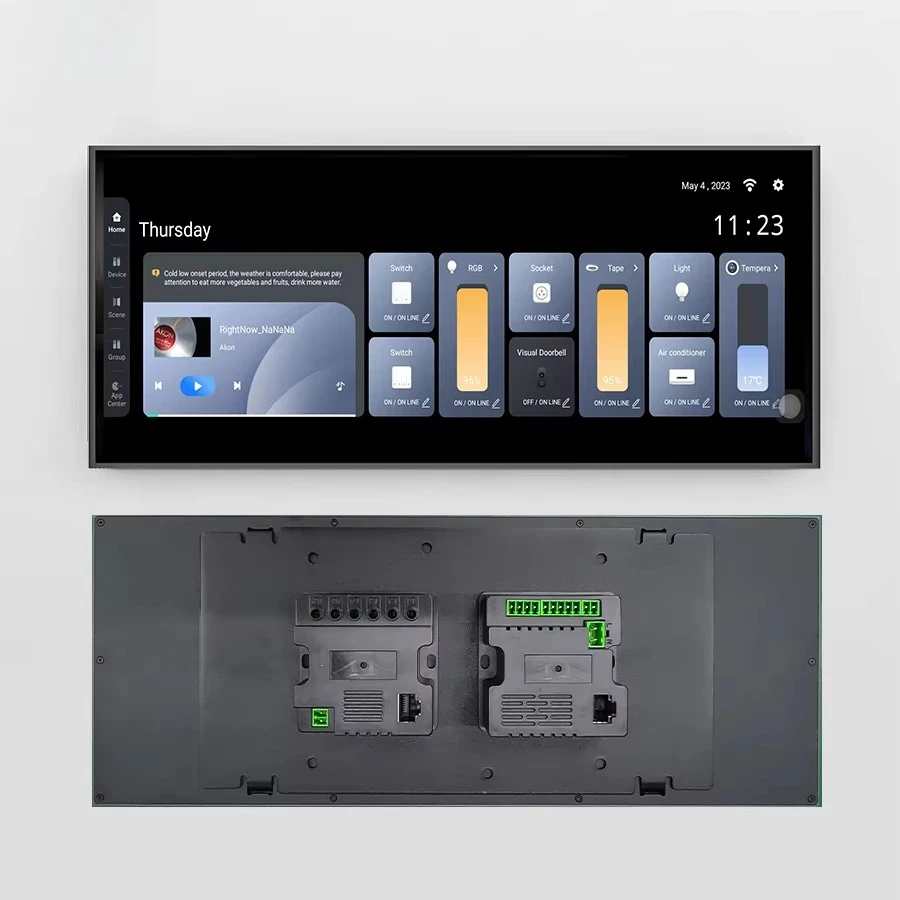 

TYSH Tuya Smart Home Devices Multi-functional Touch Screen Control Panel Central Controller For Intelligent Scenes Switch