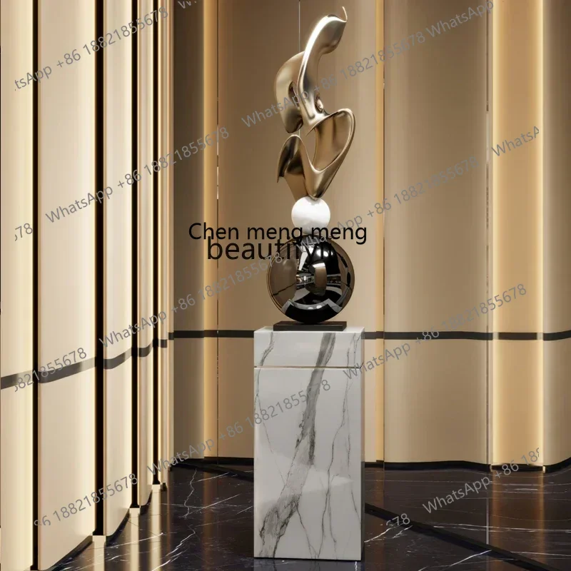 

B178 Art large sculpture floor-to-ceiling ornament hotel lobby living room entrance decoration32