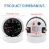 맞춤형 GPS 속도계, 연료량 계량기, 전압계, 볼트, 120kmh, 200 km/h, 12V, 24V, 자동차 해양 보트 트럭용, 85mm, 3 in 1 게이지 5