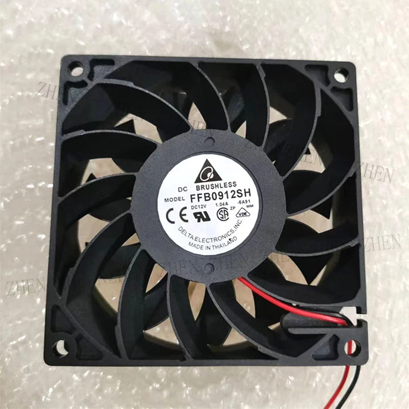S NEW for Delta FFB0912SH 9CM DC12V 1.04A 90*90*25MM 3Pin Cooling Fan#QW