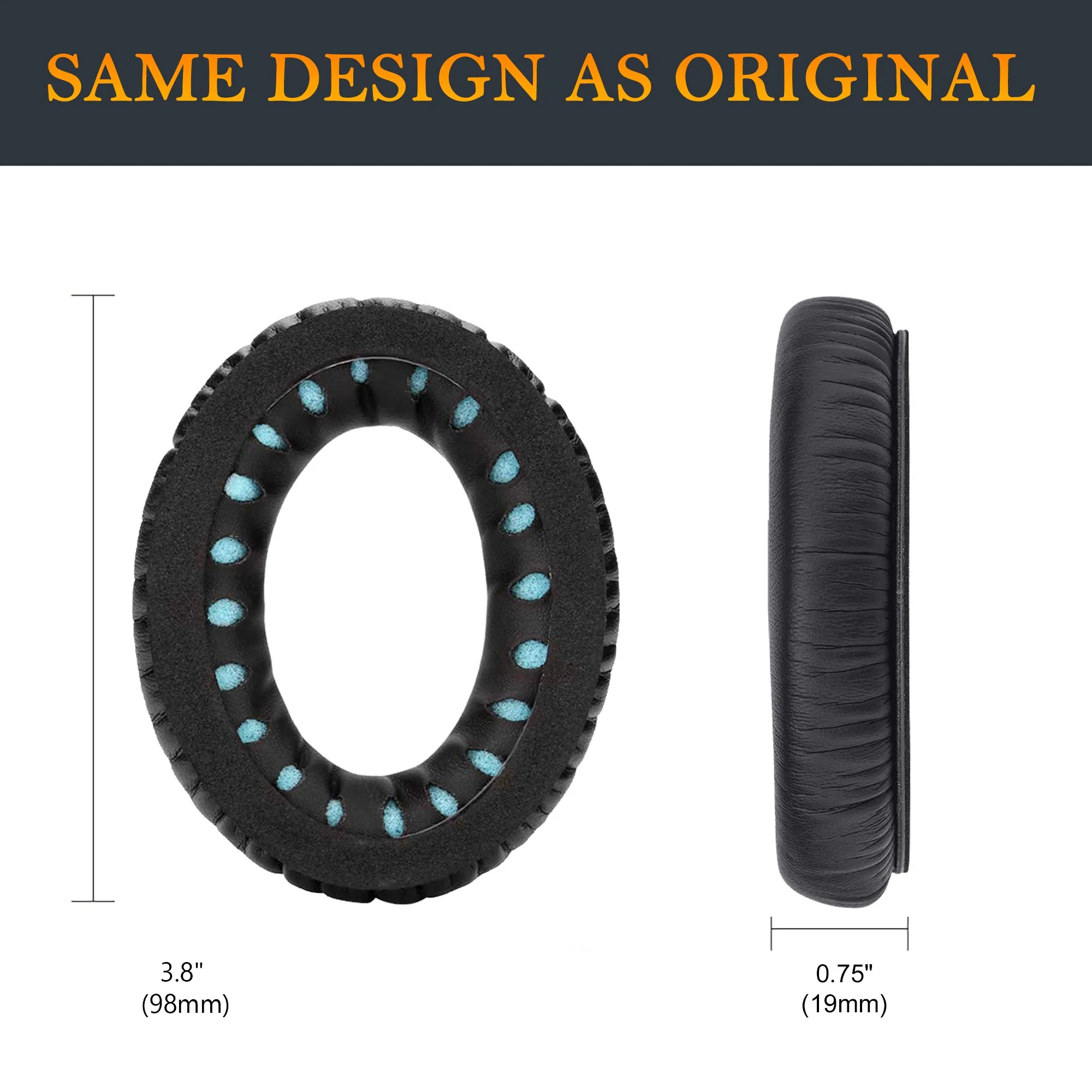 استبدال وسادات الأذن ل Bose QuietComfort ، منصات الأذن ، وسائد ، يفشل ، غطاء عقال ، 35 QC35 I II سماعات