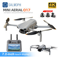 XINLIN 017 GPS Professional Drone With 4K HD Camera Touch Screen 3 Axis Gimbal EIS Anti-Shake FPV 249g Brushless RC Quadcopter