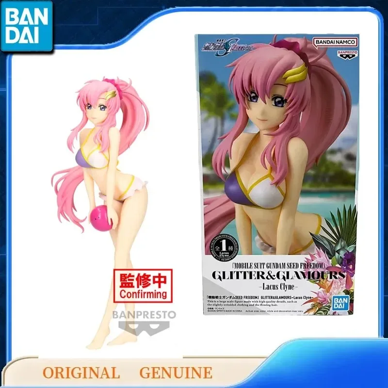 

Bandai BANPRESTO Original MOBILE SUIT GUNDAM SEED FREEDOM GLITTER&GLAMOURS Lacus Clyne Anime Action Figures Gift Assembly Model