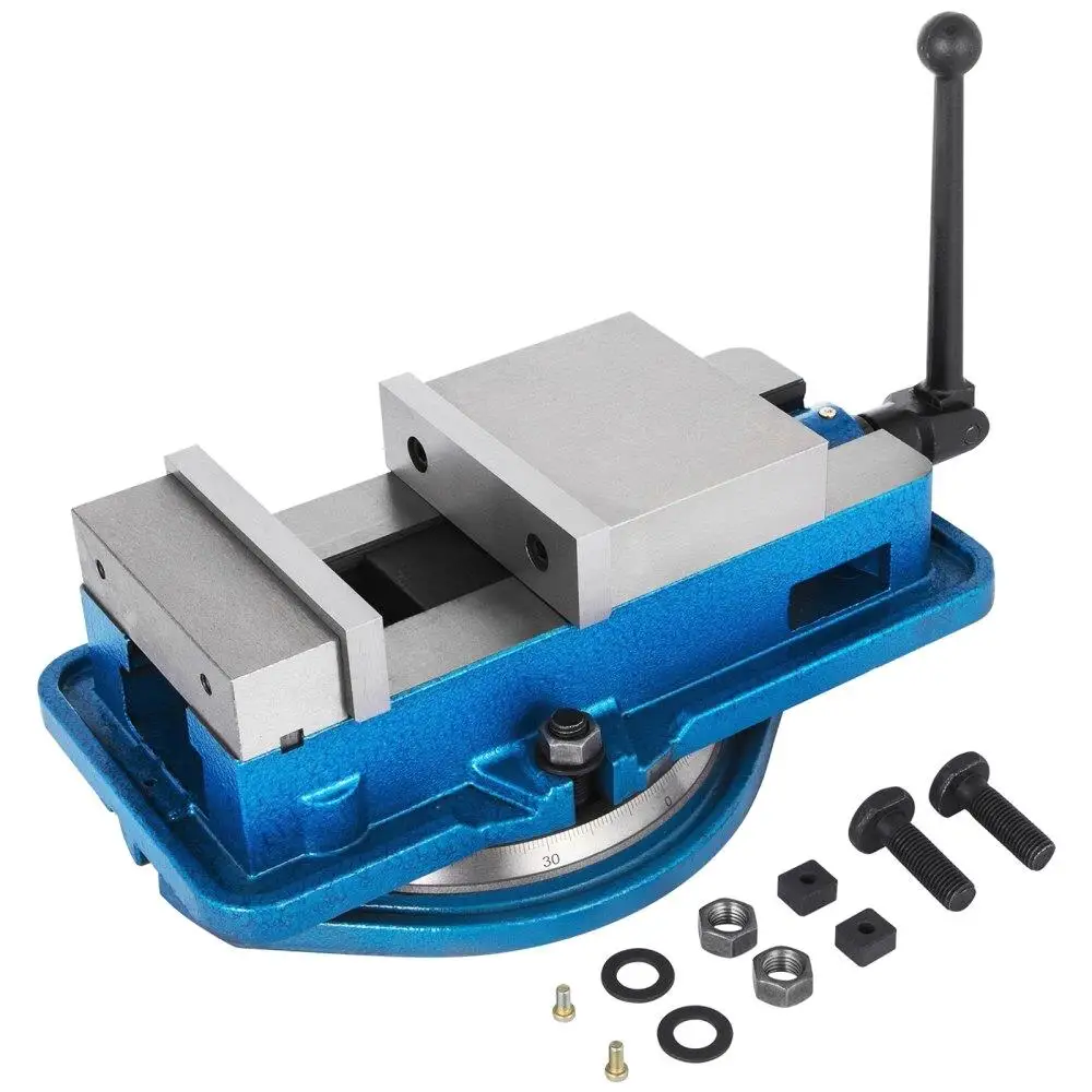 

3 Inch Heavy Duty Milling Vise High Precision Clamping Vise 3 Inch Jaw Width 360 Degree Swiveling Base CNC Vise