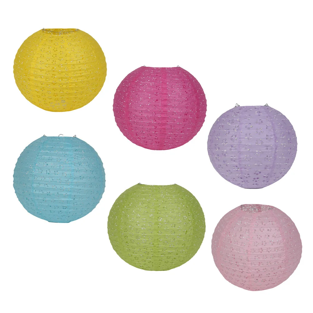 

6pcs Colorful 20W Foldable Glowing Halloween Paper Lantern For Home Party Decoration Folding Lantern Portable Lamp Indoor