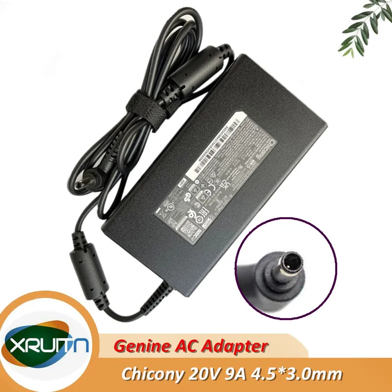 

OEM Chicony 20V 9A 4.5*3.0mm 180W A17-180P4B AC Adapter Charger For MSI Pulse GL66 11UGKV-001US Gaming Laptop Original Puryuan