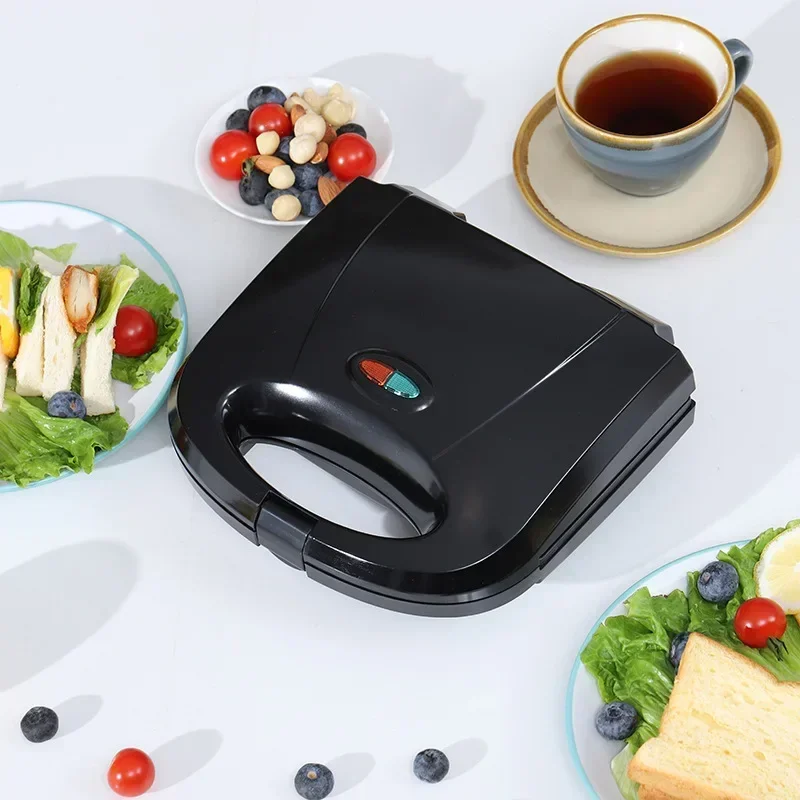 Electric Sandwich Maker Panini 650W Waffle Maker Cooking Kitchen Appliances Breakfast Waffles Machine Non-stick Iron Pan