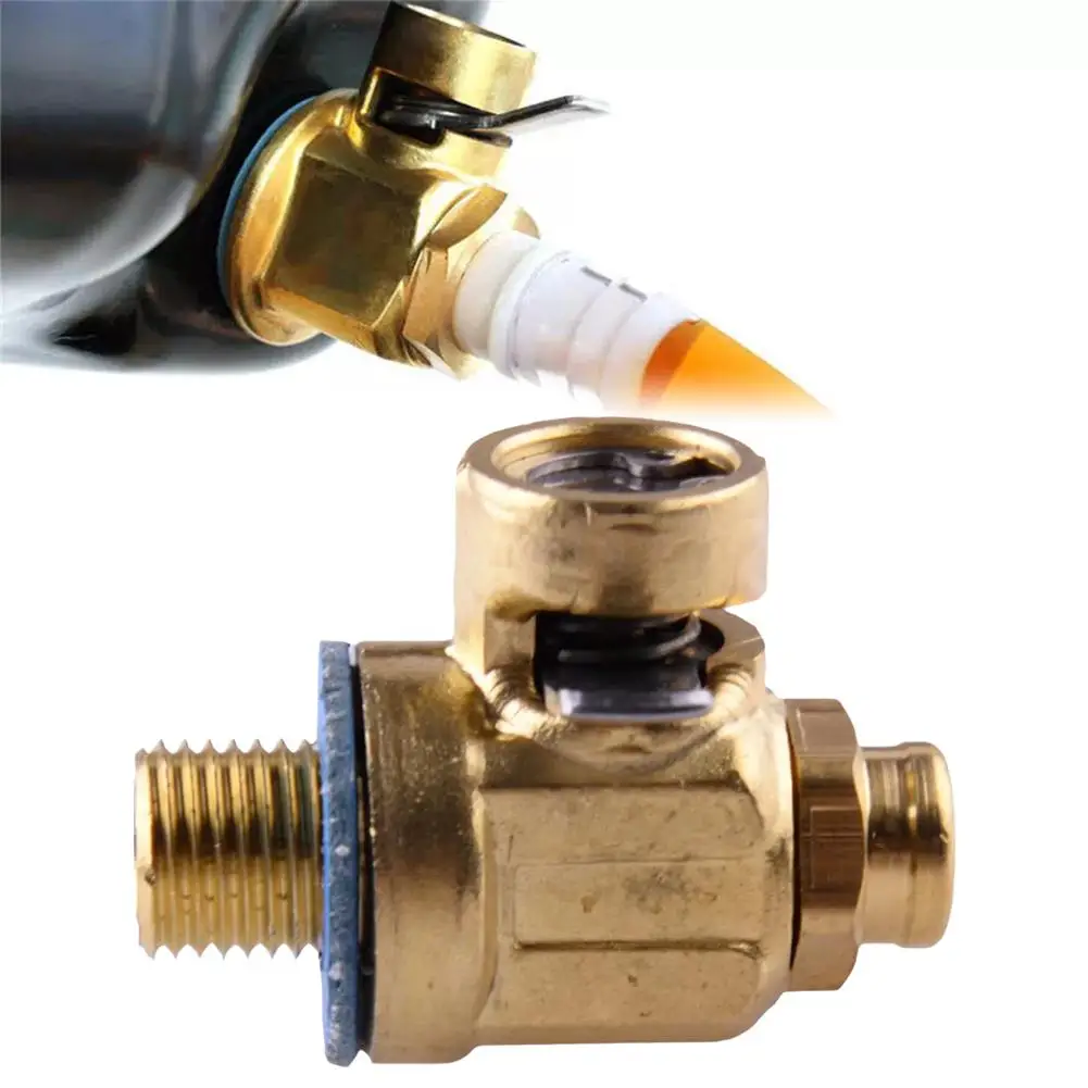 Auto Parts Valve Brass Pipe Fittings F103 F133 Short Nipple Quick Oil Drain Valve With Clip 1.25 Fit For Fumoto High Qualit N3E9