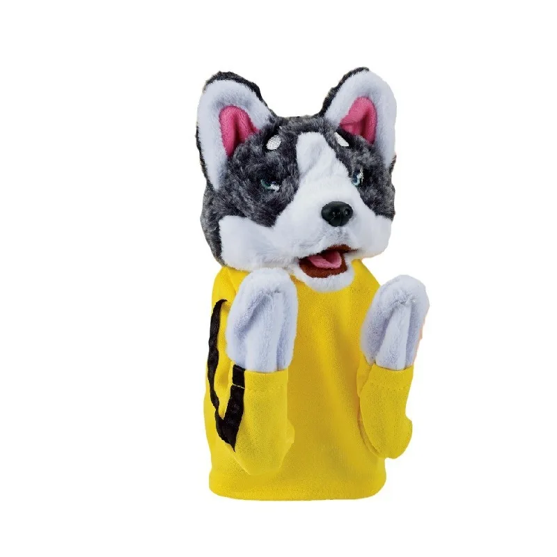 Interactive Toy Children Plush Doll Toys Husky Boxing Battle With Voices Tricky Phonetic Changes Parent Child Game Decompression