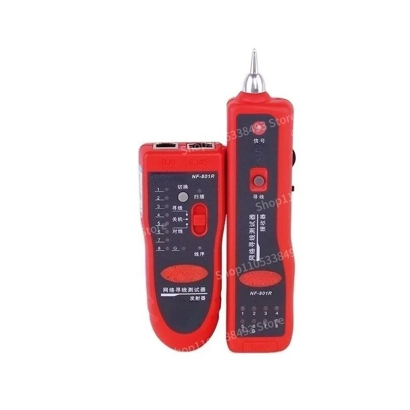 For NF801R/B Network Line Finder Line Finder Multifunctional Network Cable Finder POE Live Line Patrol Instrument