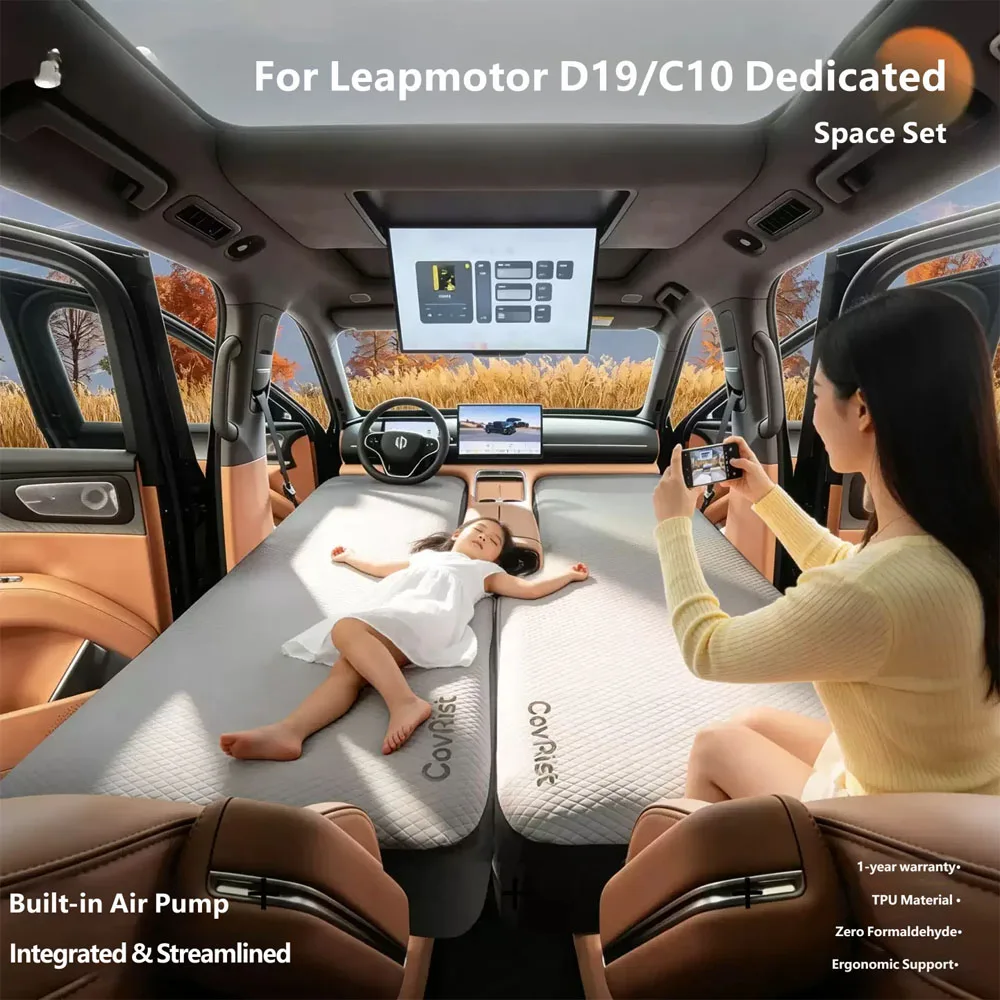 For Leapmotor D19 C10 Camping Mattress Memory Sponge Mattress Travel Bed Portable In Car Sleeping Outdoor Camping
