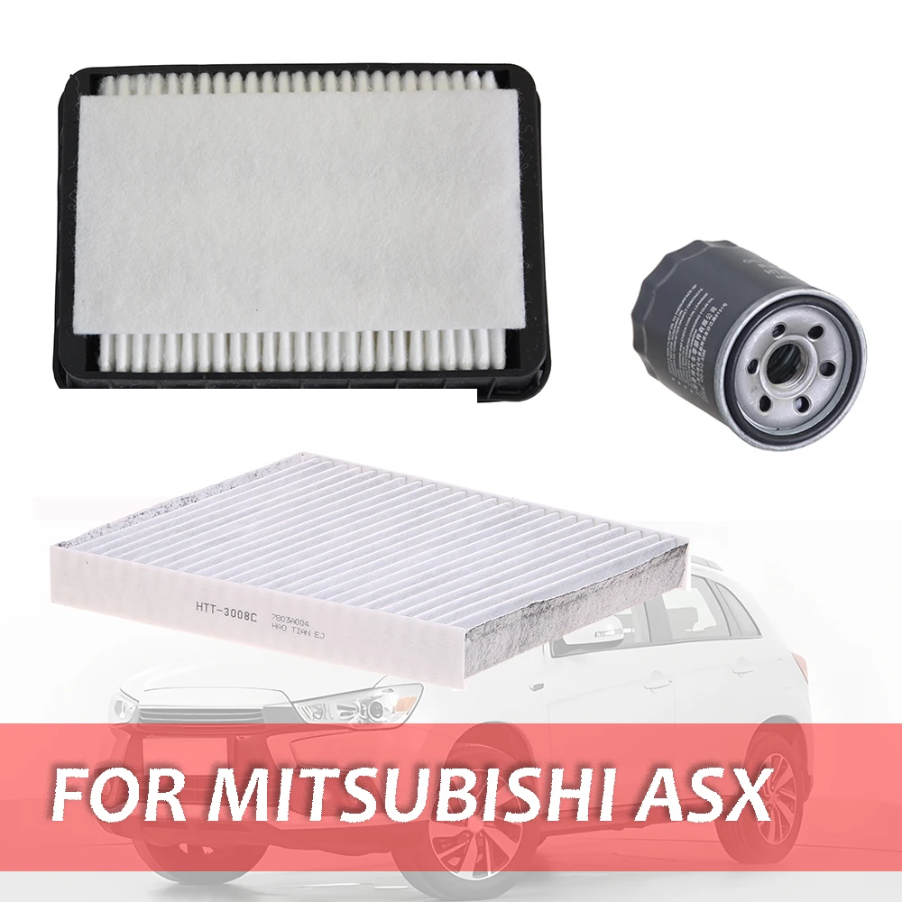 

Oil Air Cabin Filters Kit For MITSUBISHI ASX 1.8L 2.0L 2010- LANCER FORTIS OUTLANDER CITROEN C4 PEUGEOT 4008 1500A023 7803A004