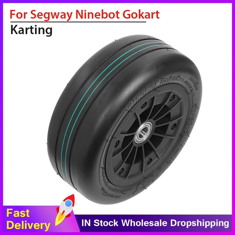 

Original Front Wheel Assembly for Segway Ninebot Gokart Pro Gokart Kit Karting Accessories 80/60-5 Front Wheel Tire