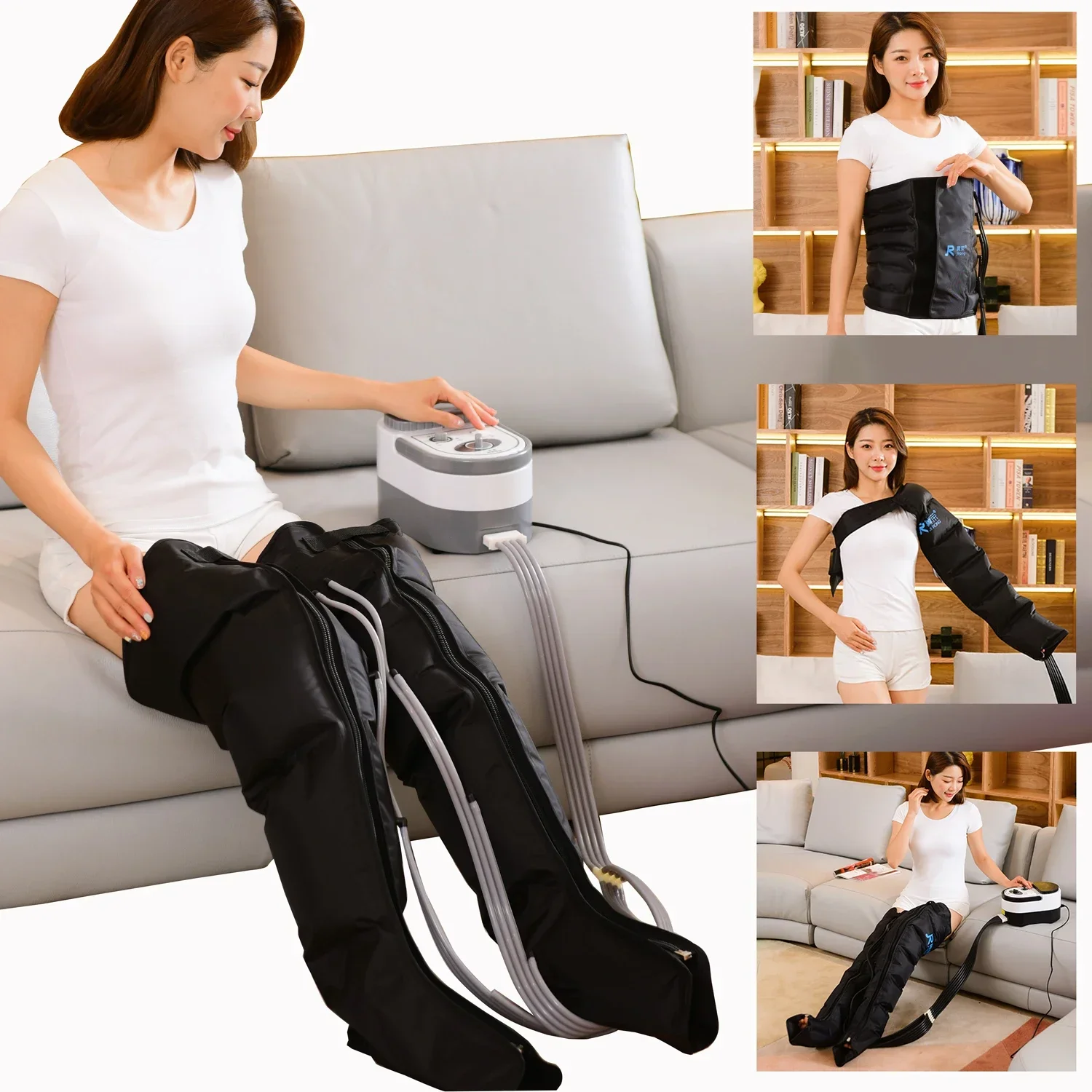 Air wrap Leg massage machine Calf Foot thigh Physiotherapy muscle Exercise Professional Sequential Air Compression Therapy