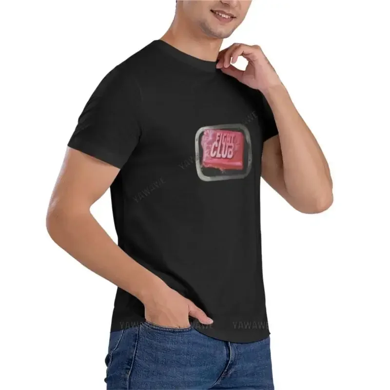 قتال نادي الصابون الكلاسيكية تي شيرت تجريب قمصان للرجال مخصصة تي شيرت رجالي تي شيرت حزمة تي شيرت رجالي