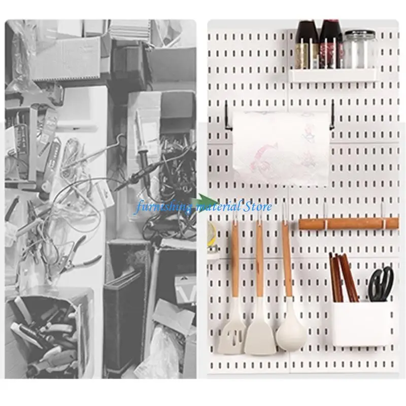 Y5GD Pegboard Combination Display Racks for Wall and Crafts Display