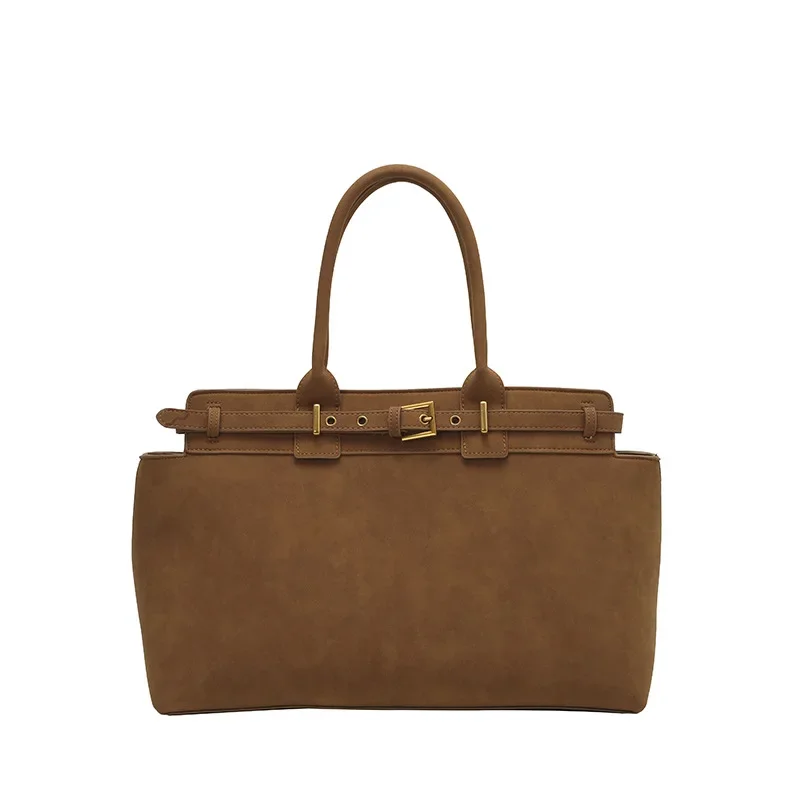 

2025 Vintage Textured Tote Bag Women Premium Structured Shoulder Bag Recycled Leather Office to Weekend Transition Commuter