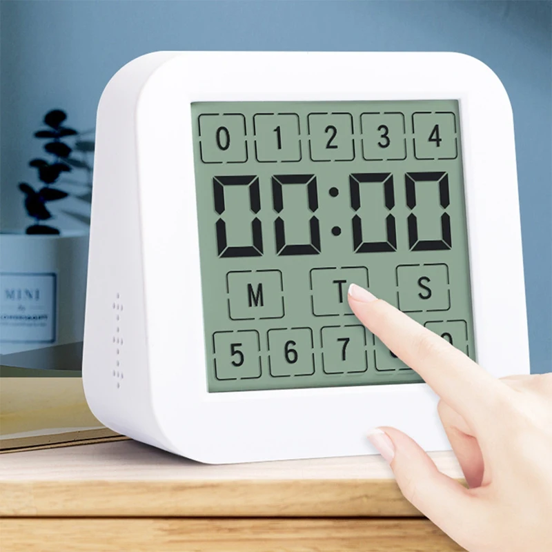 ABAE-LCD デジタル温湿度計屋内多機能デュアルスクリーン湿度と温度計置時計