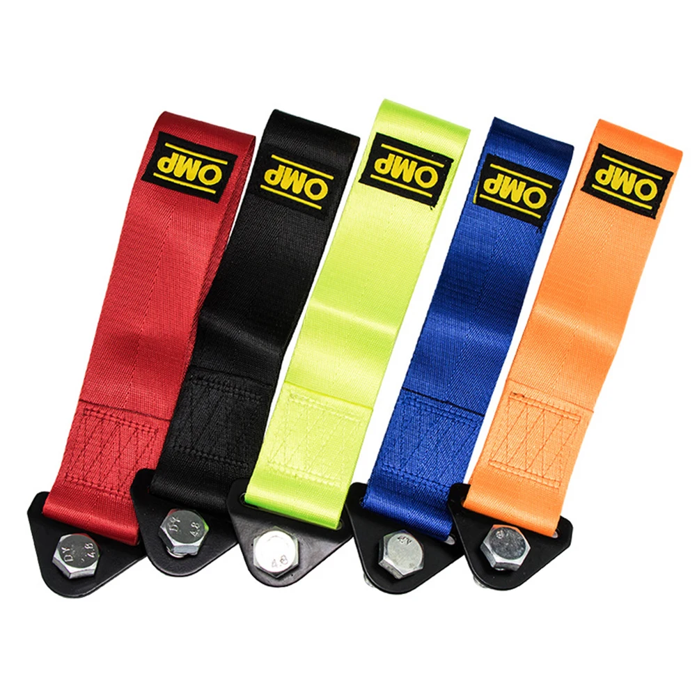 26Cm Nylon Tow Rope Car Decoration Rope High-Strength Car Nylon Tow Strap Trailer Ropes Bumper Trailer Auto Off Road Accessories