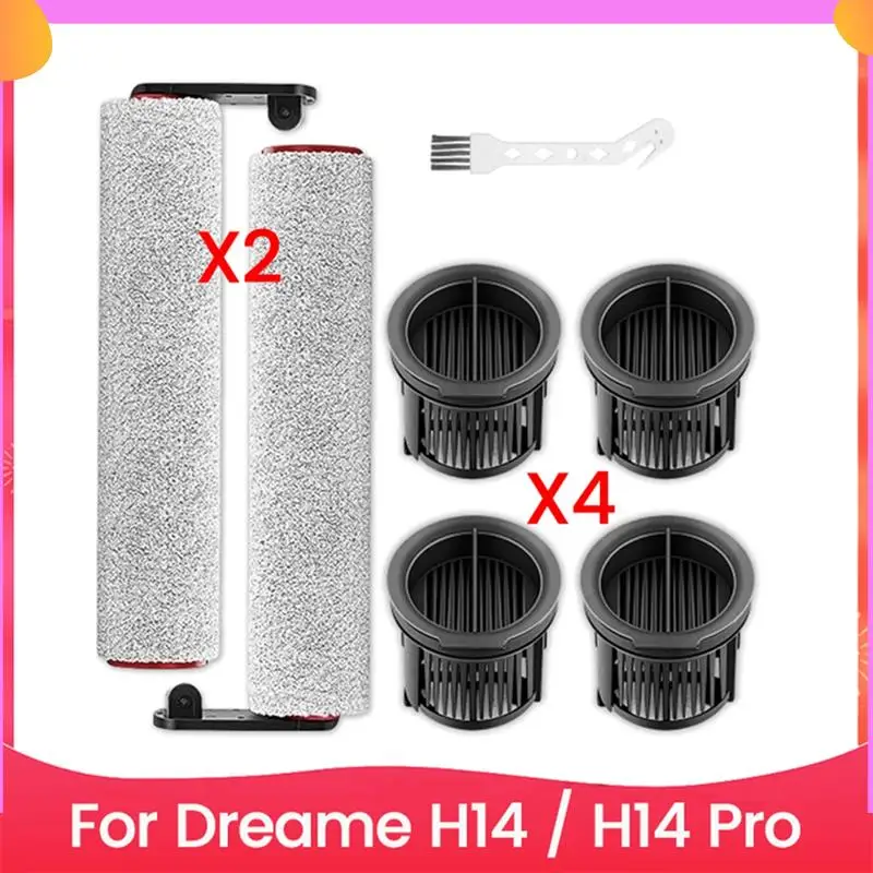 

Запасной комплект A23P для Dreame H14/H14 Pro, ручной беспроводной пылесос для влажной и сухой уборки, детали ролика, основная щетка, HEPA-фильтр