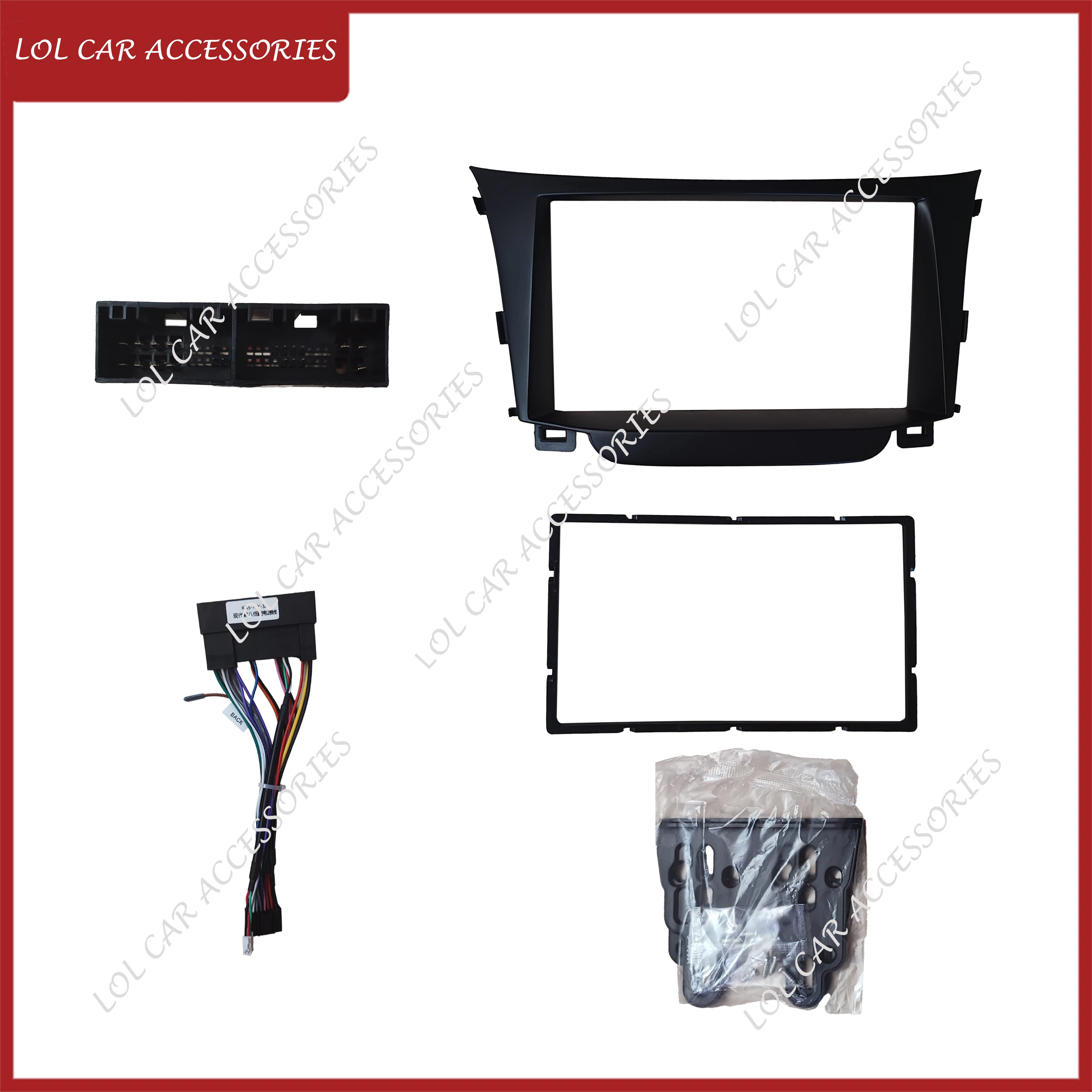 7 Inch For Hyundai i30 2011-2017 Car Radio Android Stereo GPS MP5 Player Head Unit 2 Din Fascia Panel Casing Frame Cover