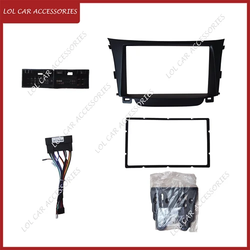 Imagen 2 del producto Radio con GPS para coche, reproductor con Android, estéreo, MP5, unidad principal, 2 Din, Panel de Fascia, cubierta de marco, 7 pulgadas, para Hyundai i30 2011-2017