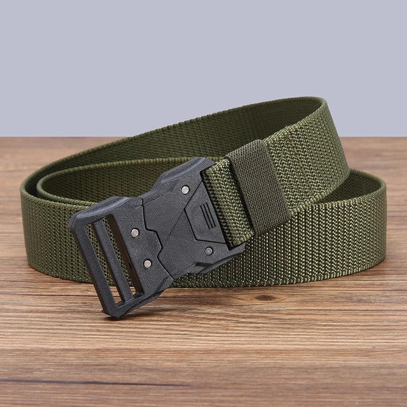 حزام نايلون بإبزيم تكتيكي للرجال - حزام قماش للتدريب العسكري في الهواء الطلق من كوبرا، حزام سراويل البضائع الرياضية من أمازون #2