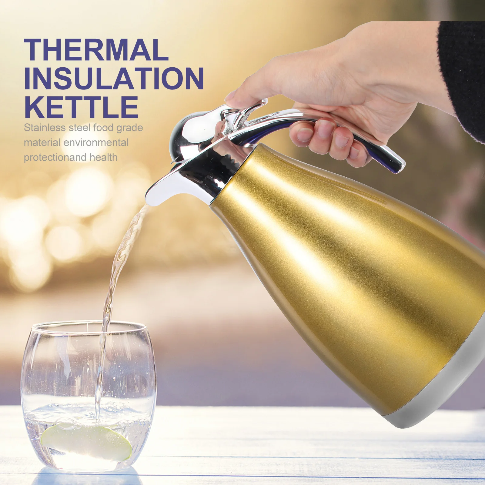 

Bottles Stainless Steel Cold Water Jug Jugs Insulated Coffee Tea Pot Household Travel