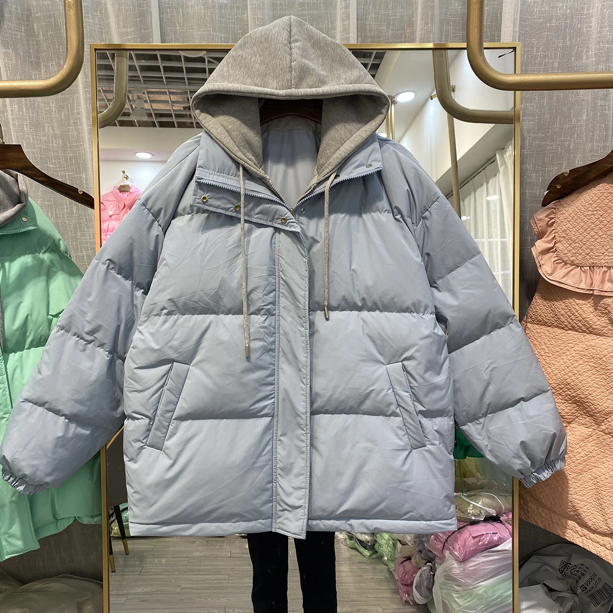 2022 Winter Jackets Women Down Jacket New Casual Style White Duck Down Jacket Autumn Winter Coats And Parkas Female Outwear