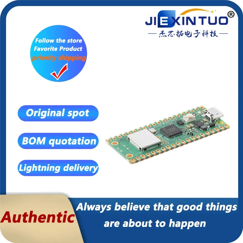 Original Raspberry pie pico W Raspberry Pi Pico W microcontroller development board RP2040 dual-core