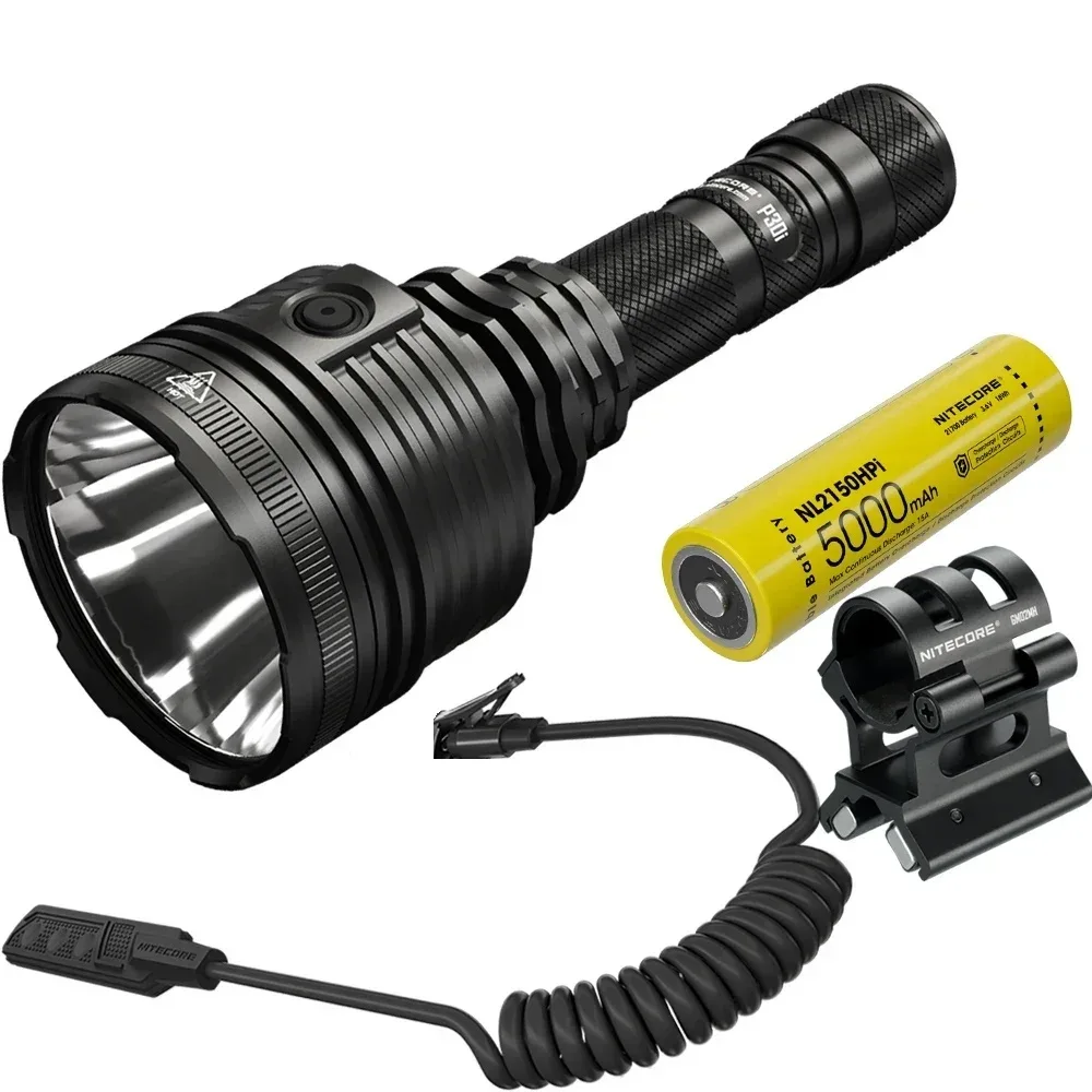 NITECORE P30i Rechargeable LED Flashlight 2000LM Powerful Portable Lighting with 21700 Battery for Self Defense Camping