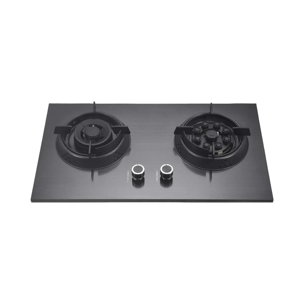 موقد غاز ذكي مدمج - موقد منزلي تجاري/سعيد صيني مع زجاج مقسى، تصميم سطح الطاولة للاستخدام المنزلي والمطبخ