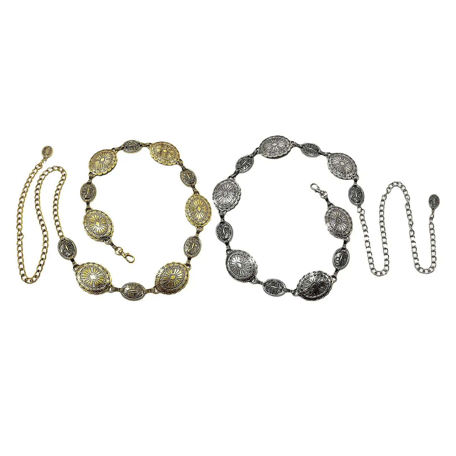 Ceinture de corps en chaîne pour femmes, accessoire de robe en métal à la mode