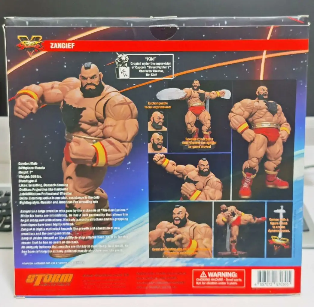 

In-stock Storm Toys Street Fighter 5 Zangief 1/12 Action Figure Model Collectible Gift