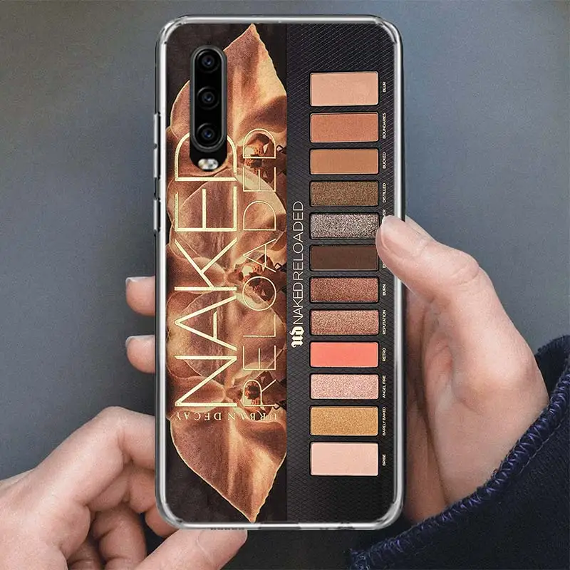 Glam Makeup Eye Shadow Box Phone Case For Huawei P30 P40 P50 P20 Pro P10 Lite Mate 20 30 40 10 P30Lite Soft Cover Silicone Shell